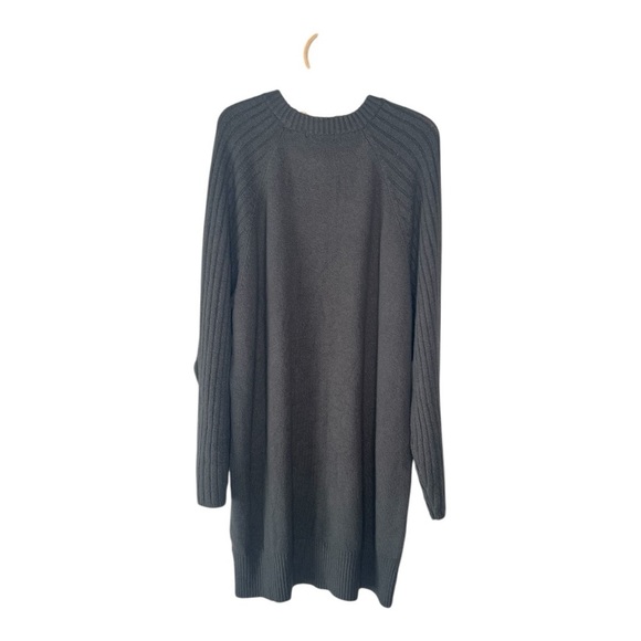 SANCTUARY Urban Girl Knee Length Sweater Dress Size XL Color Mineral Dark Grey - Picture 10 of 13